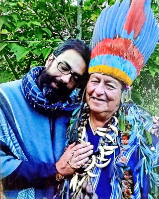 the shaman of the retreat ayahuasca